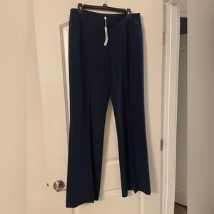 Trina Turk Phineas Flair Navy Pant